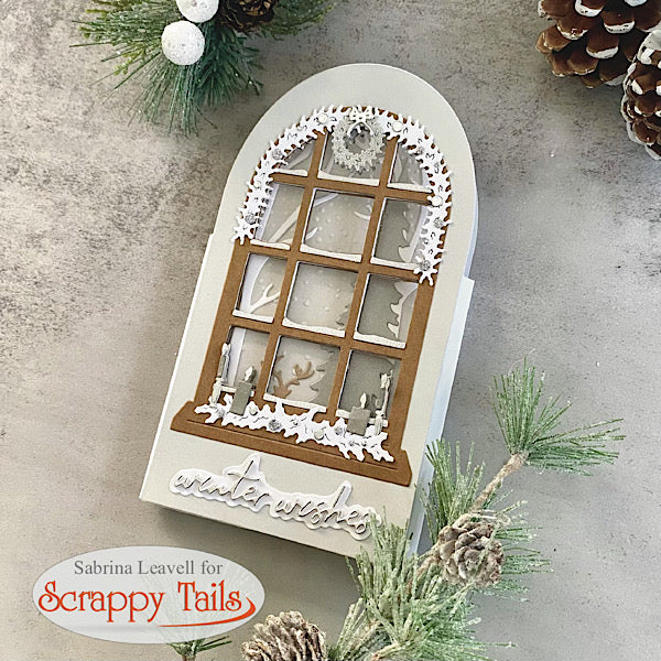 Christmas House Window Metal Craft Die