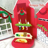 Christmas House Trifold Metal Craft Die