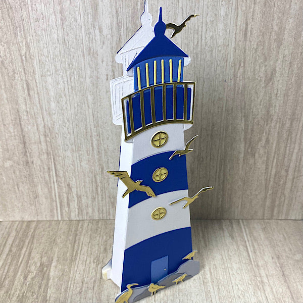 Slimline Lighthouse Pop Up Card Craft Metal Die Set – Scrappy Tails Crafts