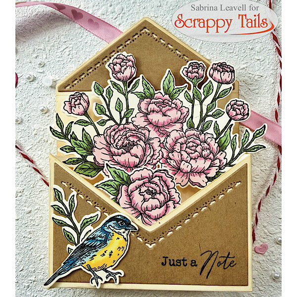 6x8 Typewriter Notes Stamp and Coordinating Die Bundle