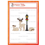 Snow Globe Deer Trio & Street Lantern Add-On Metal Craft Die