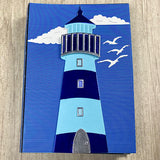 Slimline Lighthouse Pop Up Card Craft Metal Die Set