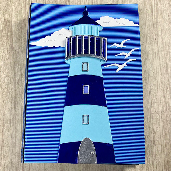 Slimline Lighthouse Pop Up Card Craft Metal Die Set – Scrappy Tails Crafts