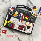 International Suitcase Badges Metal Craft Die