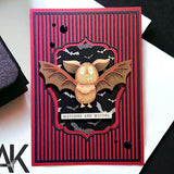 Cute Bat with Jack O’Lantern Metal Craft Die