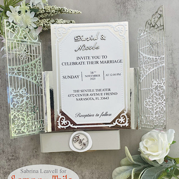 Elegant Garden Gate Trifold Add-On For Metal Craft Die – Scrappy Tails ...