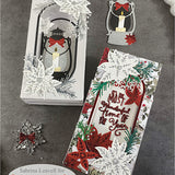 Poinsettia Lantern Add-On Metal Craft Die