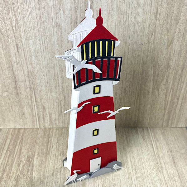 Slimline Lighthouse Pop Up Card Craft Metal Die Set – Scrappy Tails Crafts