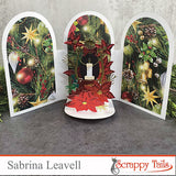 Limited Time Save 10% - 4 Piece “Poinsettia Pop Up Tunnel Card Bundle”