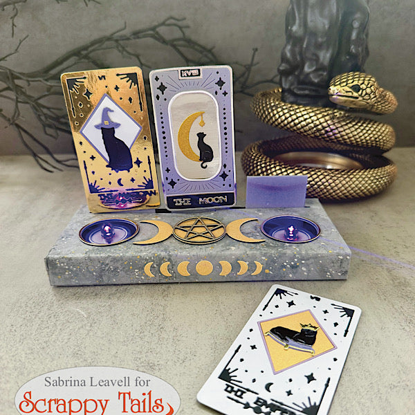 Cat Tarot Card Metal Craft Die