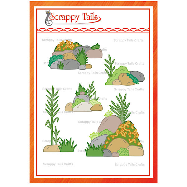 Aquatic Plants Metal Craft Die