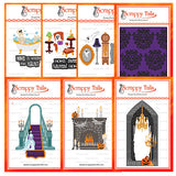 Limited Time - Save 10% - 7 Piece Cathedral Pop Up Tunnel and Halloween Furniture Metal Craft Die Bundle