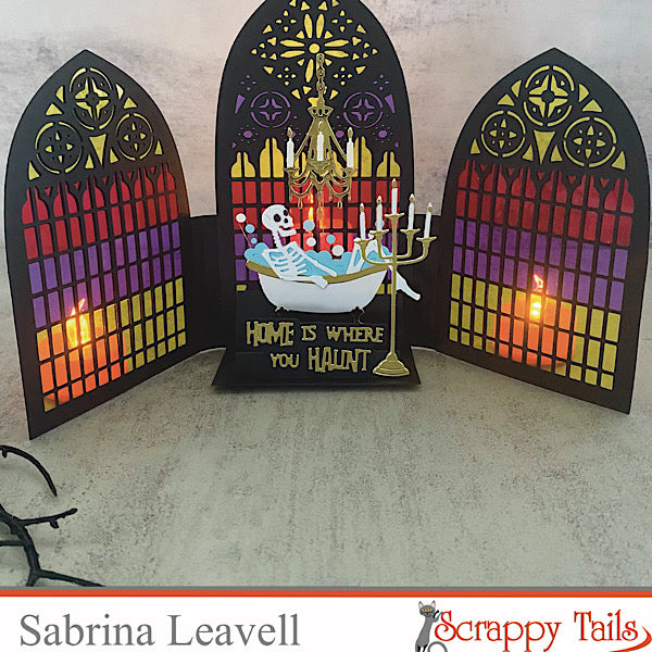 Spooky Bathtub Skeleton Metal Craft Die