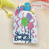 Birthday Trifold Add-on Metal Craft Die