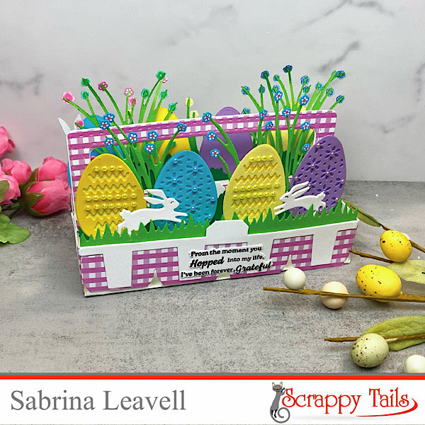 Slimline Easter Egg Carton Pop Up Card Metal Craft Die – Scrappy Tails ...