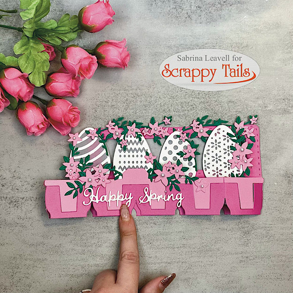 Slimline Easter Egg Carton Pop Up Card Metal Craft Die – Scrappy Tails ...