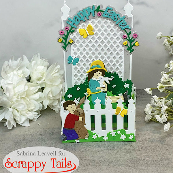 A7 Fence & Trellis Pop Up Card Metal Craft Die – Scrappy Tails Crafts
