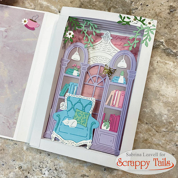 Library Window Pop Up Card & Furniture Bundle – Scrappy Tails Crafts