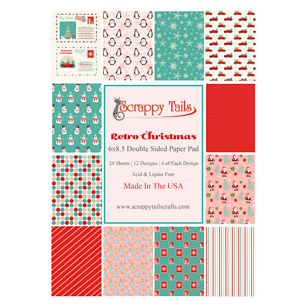 6x8.5 Christmas in July 2023 Pattern Paper – Scrappy Tails Crafts