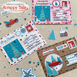 6x8 Christmas Postcards and Tags Stamp Set