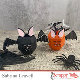 Bat & Cat Duo Add-On for A7 Pumpkin Pop Up Card Metal Craft Die
