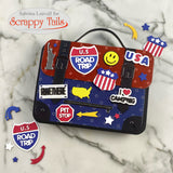 A7 Suitcase Pop Up Card Metal Craft Die