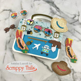 A7 Suitcase Pop Up Card Metal Craft Die