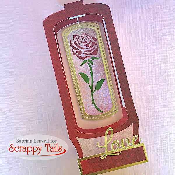 Slimline Snow Globe Pop Up Card Metal Craft Die with Interactive Spinn ...