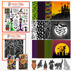 Halloween  Printable Scrapbooking Kit (teacher made)