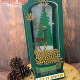 Slimline Christmas Tree Spinner Add-On for Slimline Snowglobe