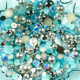Special Value Winter Tin with Embellishment Mixes - Blue, Silver & White