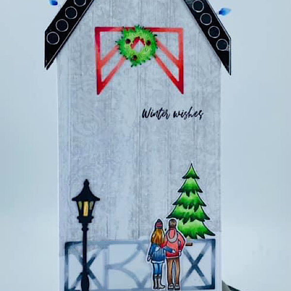 Slimline Bird House Pop Up Card Metal Die – Scrappy Tails Crafts