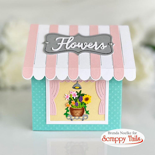 A7 Storefront - Flower Shop Add-On Metal Craft Die – Scrappy Tails Crafts