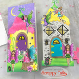Fairy House Add-On and Slimline Cobblestone Background Die Bundle