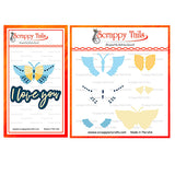 I Love You Butterfly Multi-layer Stencil And Coordinating Metal Craft Die Set