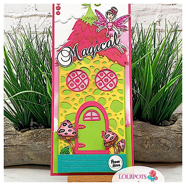 Slimline Bird House Pop Up Card Metal Die – Scrappy Tails Crafts