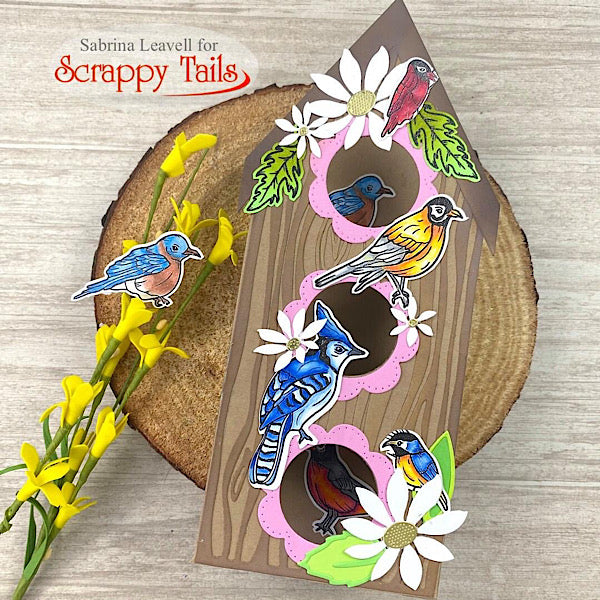Slimline Bird House Pop Up Card Metal Die – Scrappy Tails Crafts