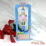 PREORDER - Ships 12/16 Save 5% - Slimline Snow Globe Pop Up Card With Five Spinners