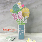 Flower Vase Pop Up Card Die