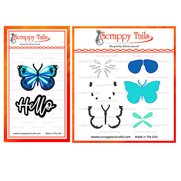 Hello Butterfly Multi-layer Stencil And Coordinating Metal Craft Die S – Scrappy Tails Crafts how-to-make-multilayer-stencils-for-free-youtube
