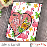 6x8 Tropical Bird Stamp and Coordinating Die Set