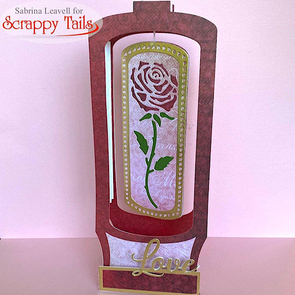 Slimline Snow Globe Pop Up Card Metal Craft Die with Interactive Spinn ...