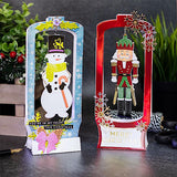 PREORDER - Ships 12/16 Save 5% - Slimline Snow Globe Pop Up Card With Five Spinners