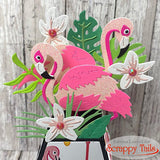 Layering Flamingo Pair Metal Craft Die