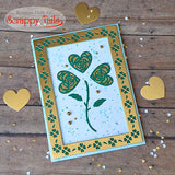 A7 Lace Heart Cover Plate Metal Craft Die