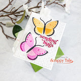Thank You Butterfly Multi-layer Stencil And Coordinating Metal Craft Die Set