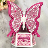PREORDER - ships 12/09 A7 Layering Butterfly Add-On Craft Metal Die Set