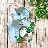 A7 Bird House Pop Up Card Craft Metal Die Set