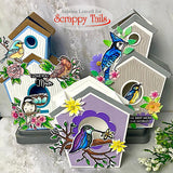 A7 Bird House Pop Up Card Craft Metal Die Set