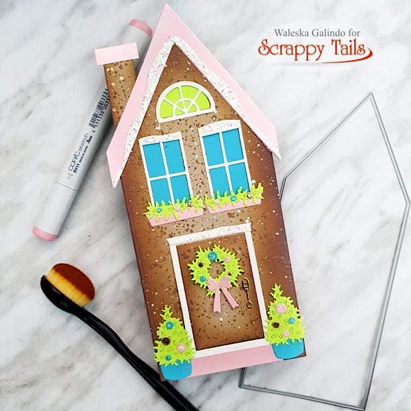 Slimline Bird House Pop Up Card Metal Die – Scrappy Tails Crafts